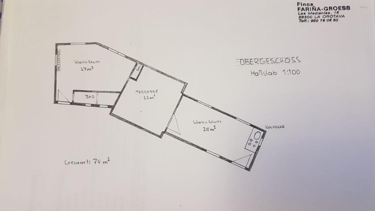 Casa En Finca Ecologica - Wifi La Orotava Eksteriør bilde